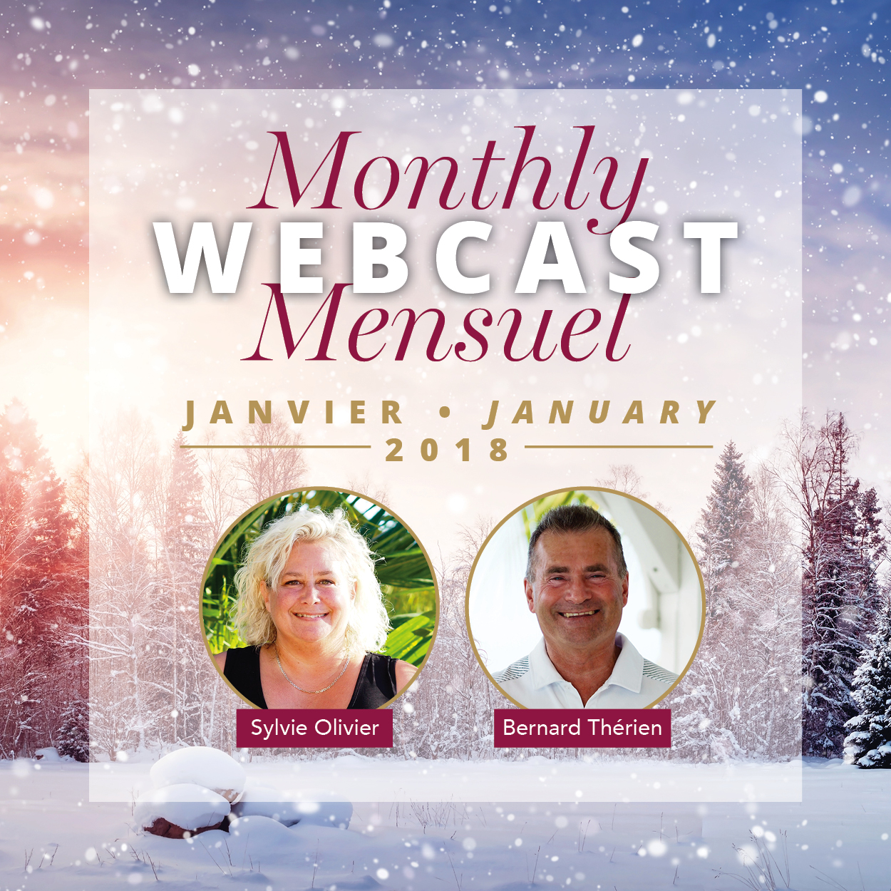 Webcast Janvier January 2018